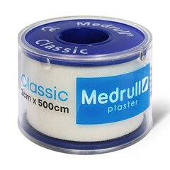 Plāksteris Medrull adh. Classic 3x500cm cena un informācija | Pirmā palīdzība | 220.lv