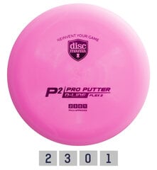 Disku golfa disks Putter D-LINE P2 FLEX 2 Pink cena un informācija | Disku golfs | 220.lv