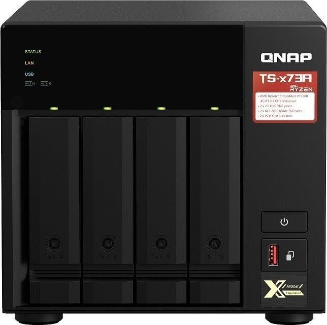 Qnap TS-473A-8G cena un informācija | Ārējie cietie diski | 220.lv