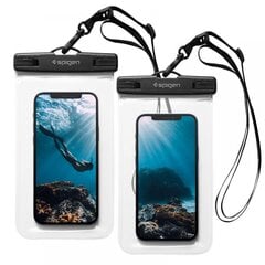 Spigen A601 Universāls ūdensnecaurlaidīgs iPhone korpuss (2 gab.) cena un informācija | Telefonu vāciņi, maciņi | 220.lv