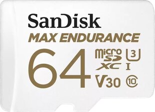 Sandisk MicroSDXC 64GB (+адаптер SD) цена и информация | Карты памяти для фотоаппаратов | 220.lv