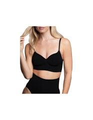 BYE BRA SEAMLESS BRA MEDIUM CONTROL - BLACK XXL cena un informācija | Krūšturi | 220.lv