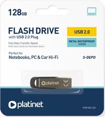 USB zibatmiņa Platinet S-DEPO 128Gb cena un informācija | Platinet Datortehnika | 220.lv