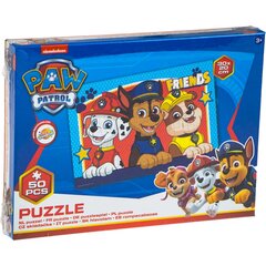 Puzle Paw Patrol 50 d. cena un informācija | Puzles, 3D puzles | 220.lv