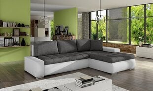 Угловой диван-кровать Herkules Mini Sale-ekoskóra Soft 017 (белый) + Lux 06 цена и информация | Диваны | 220.lv