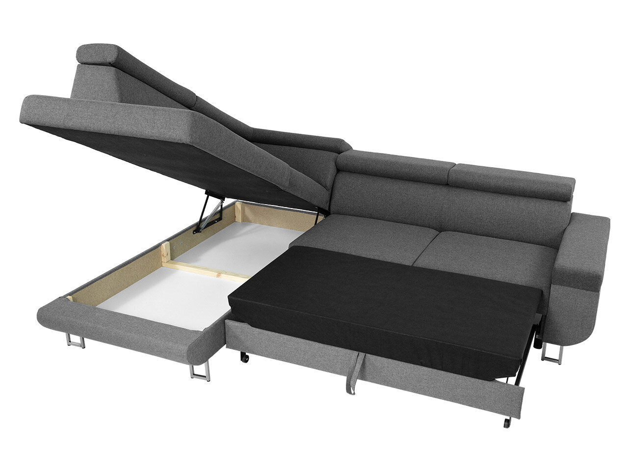 Stūra dīvāns ANTRODEM-ekoskóra Soft 017 (balts) + Lux 05-Parem cena un informācija | Dīvāni | 220.lv