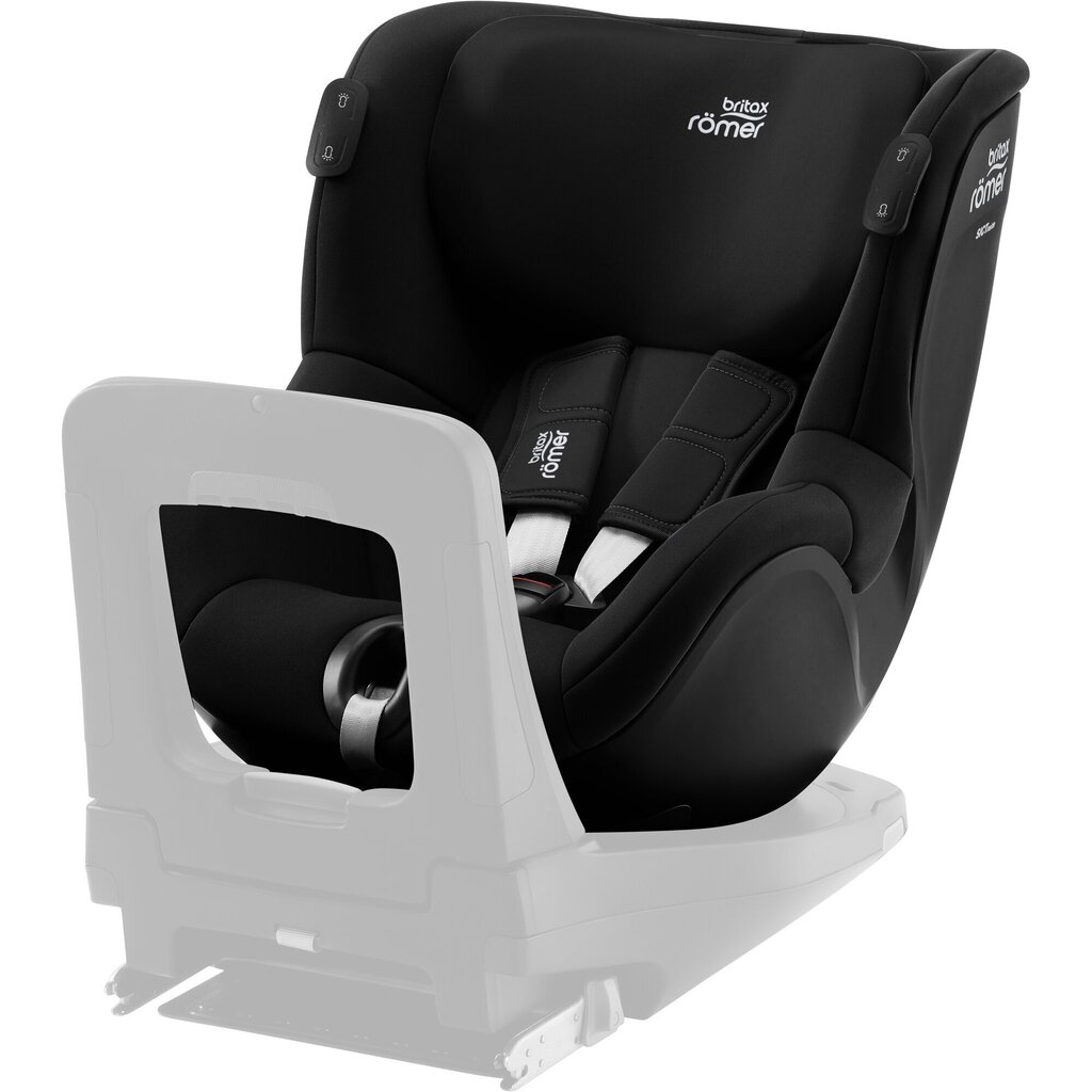 Autokrēsliņš Britax Dualfix iSense, 0-18 kg, Space Black 2000035105 cena un informācija | Autokrēsliņi | 220.lv