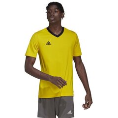 Sporta krekls vīriešiem Adidas Entrada 22 M HI2122, dzeltens cena un informācija | Sporta apģērbs vīriešiem | 220.lv