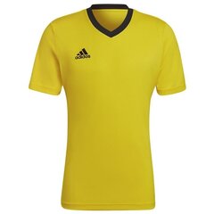 Спортивная рубашка мужская Adidas Entrada 22 M HI2122, желтая цена и информация | Мужская спортивная одежда | 220.lv