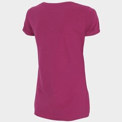 Sporta T-krekls sievietēm 4F W H4L22-TSD350 53S, violets cena un informācija | Sporta apģērbs sievietēm | 220.lv