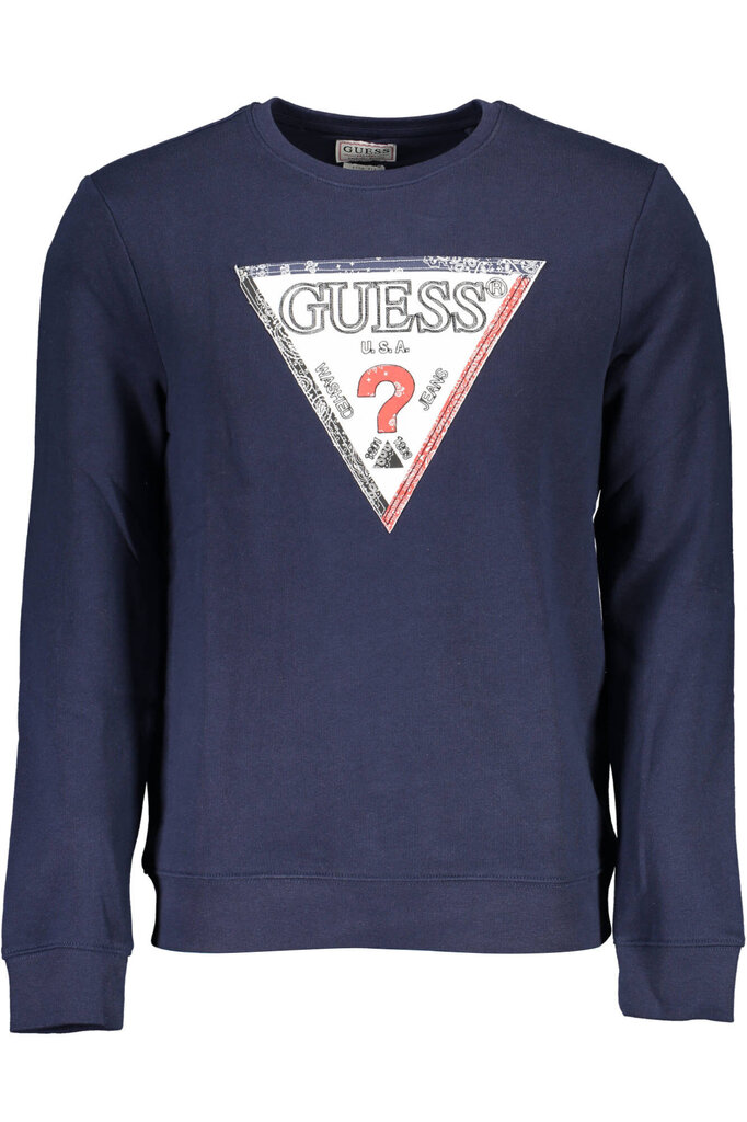 Džemperis vīriešiem Guess Jeans, zils cena un informācija | Vīriešu džemperi | 220.lv