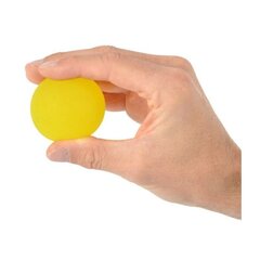 Vingrošanas bumba Moves Squeeze Ball 50 mm, dzeltena cena un informācija | Espanderi | 220.lv