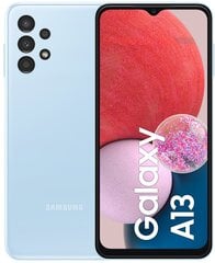 Samsung Galaxy A13, 64 GB, Dual SIM, Light Blue cena un informācija | Mobilie telefoni | 220.lv