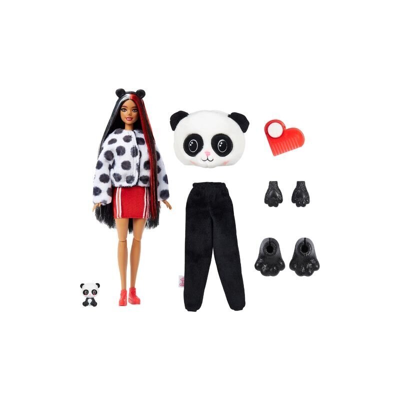 Lelles Barbie Cutie Reveal mīksts pandas pārsteiguma komplekts, 1. sērija цена и информация | Rotaļlietas meitenēm | 220.lv