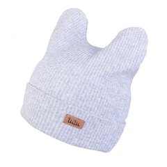 TuTu хлопчатобумажная шапка для весны и осени, серая цена и информация | Шапки, перчатки, шарфы для мальчиков | 220.lv