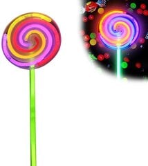 Tumsā spīdoša nūjiņa lollipop, 2 gab. cena un informācija | Citas oriģinālas dāvanas | 220.lv
