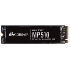 SSD Corsair 1920GB MP510 Series3480, 2700 MB/s PCIe cena un informācija | Iekšējie cietie diski (HDD, SSD, Hybrid) | 220.lv