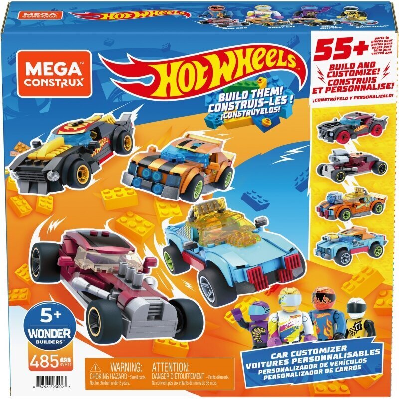 Konstruktors Būvēt un mainīt Mega Construx Hot Wheels, GVM13 cena un informācija | Konstruktori | 220.lv