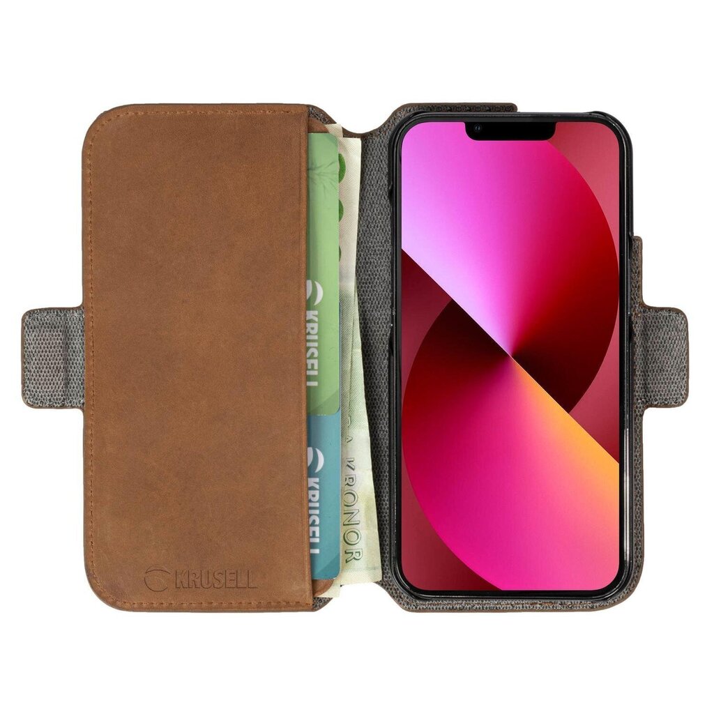 Krusell Leather Phone Wallet cena un informācija | Telefonu vāciņi, maciņi | 220.lv