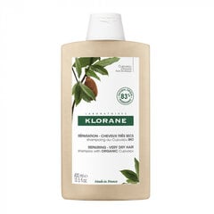 Šampūns sausiem matiem Klorane 400 ml cena un informācija | Šampūni | 220.lv