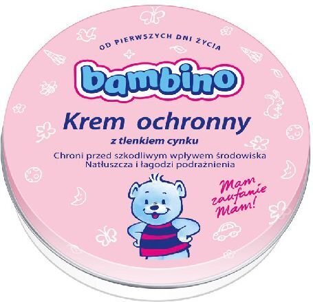 Bambino aizsargkrēms ar cinka oksīdu bērniem 150 ml cena un informācija | Bērnu kosmētika, līdzekļi jaunajām māmiņām | 220.lv