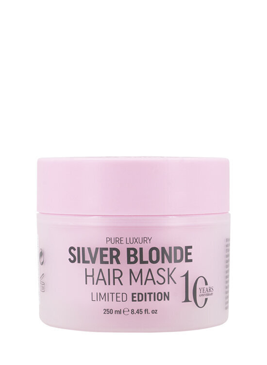 Violeta maska pret matu dzelteno toni RICH Pure Luxury Silver Blonde Mask 250 ML cena un informācija | Matu uzlabošanai | 220.lv