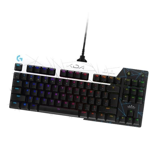 Logitech G Pro K/DA, US cena un informācija | Klaviatūras | 220.lv