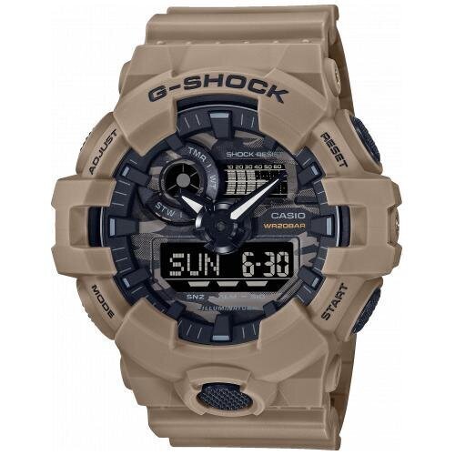 Vīriešu pulkstenis Casio G-SHOCK GA-700CA-5AER cena un informācija | Vīriešu pulksteņi | 220.lv