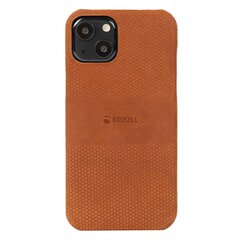 Кожаный чехол Krusell для Apple iPhone 13, коричневый цена и информация | Чехлы для телефонов | 220.lv