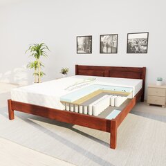 Gulta ar matraci PEACE KRS1 160x200 riekstkoks цена и информация | Кровати | 220.lv