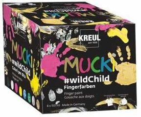 Набор красок для рисования руками,  KREUL MUCKI Premium-Set  цена и информация | Принадлежности для рисования, лепки | 220.lv