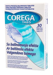 Zobu protēžu tīrīšanas tabletes 30 gab. COREGA Dental White цена и информация | Зубные щетки, пасты | 220.lv