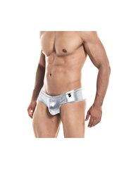 CUT4MEN - CHEEKY BRIEF SILVER XL D-228190 cena un informācija | Vīriešu apakšbikses | 220.lv