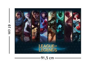 League of Legends Champions - plakāts 91,5x61 cm cena un informācija | Datorspēļu suvenīri | 220.lv