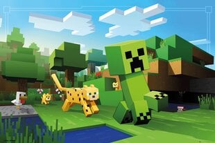 Minecraft Ocelot chase - plakāts 91,5x61 cm cena un informācija | Datorspēļu suvenīri | 220.lv