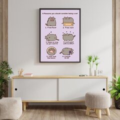 Pusheen Reasons to be a Cat — plakāts 61x91,5 cm cena un informācija | Gleznas | 220.lv