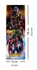 Avengers Infinity War Heroes - plakāts 53x158 cm цена и информация | Картины | 220.lv