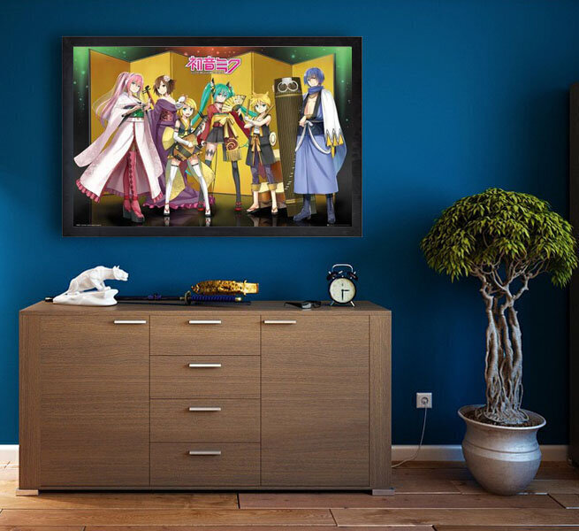 Hatsune Miku Kuroshishi Unit - plakāts 91,5x61 cm cena un informācija | Gleznas | 220.lv
