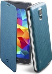 Telefona vāciņš, Samsung Galaxy S5, Flip Book, zils cena un informācija | Telefonu vāciņi, maciņi | 220.lv