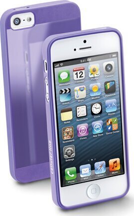 Telefona vāciņš priekš iPhone 5 / SE, Cellular, gumijas, violets cena un informācija | Telefonu vāciņi, maciņi | 220.lv