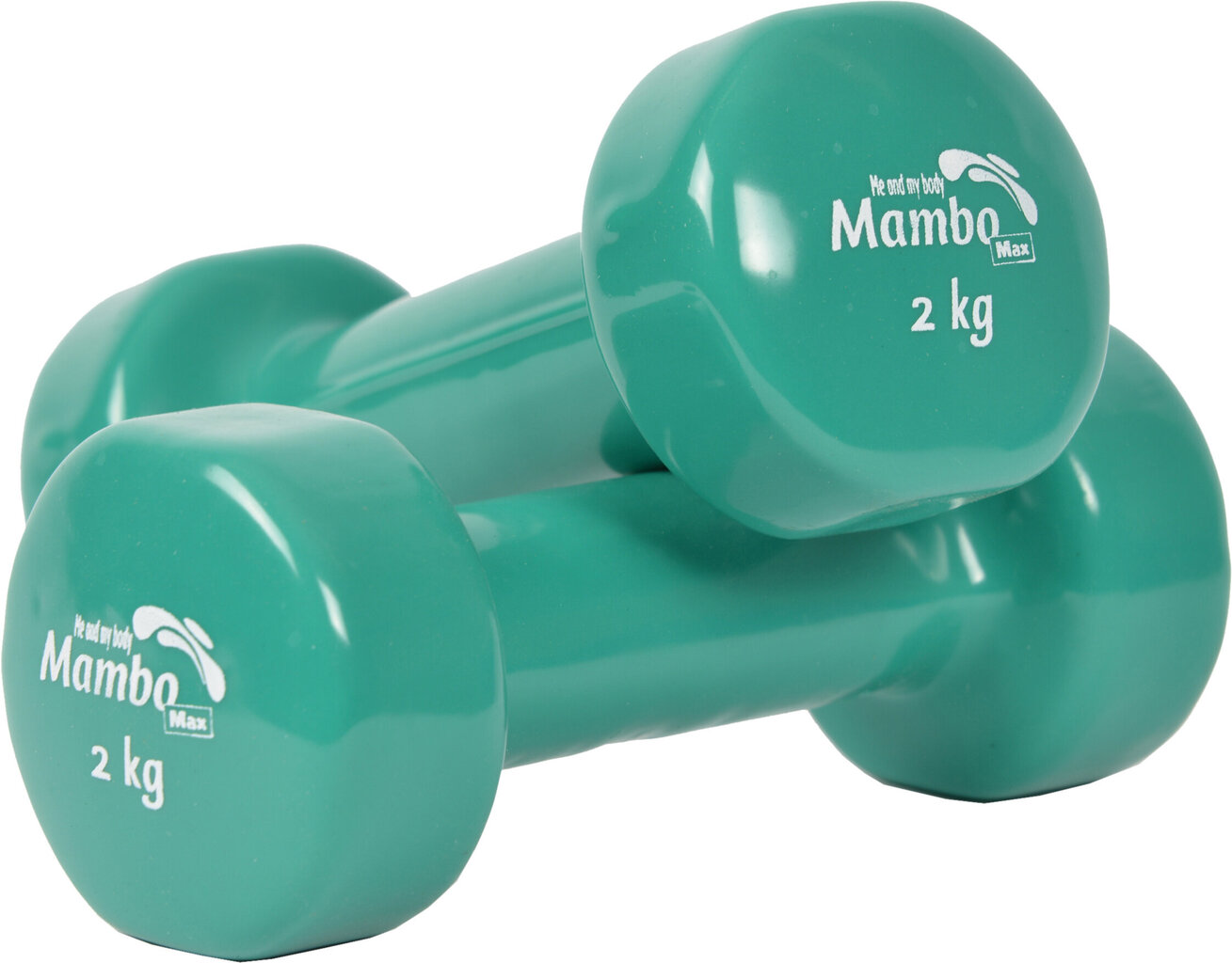 Vinila hanteles Mambo Max Dumbbell 2 kg cena un informācija | Svari, hanteles, stieņi | 220.lv