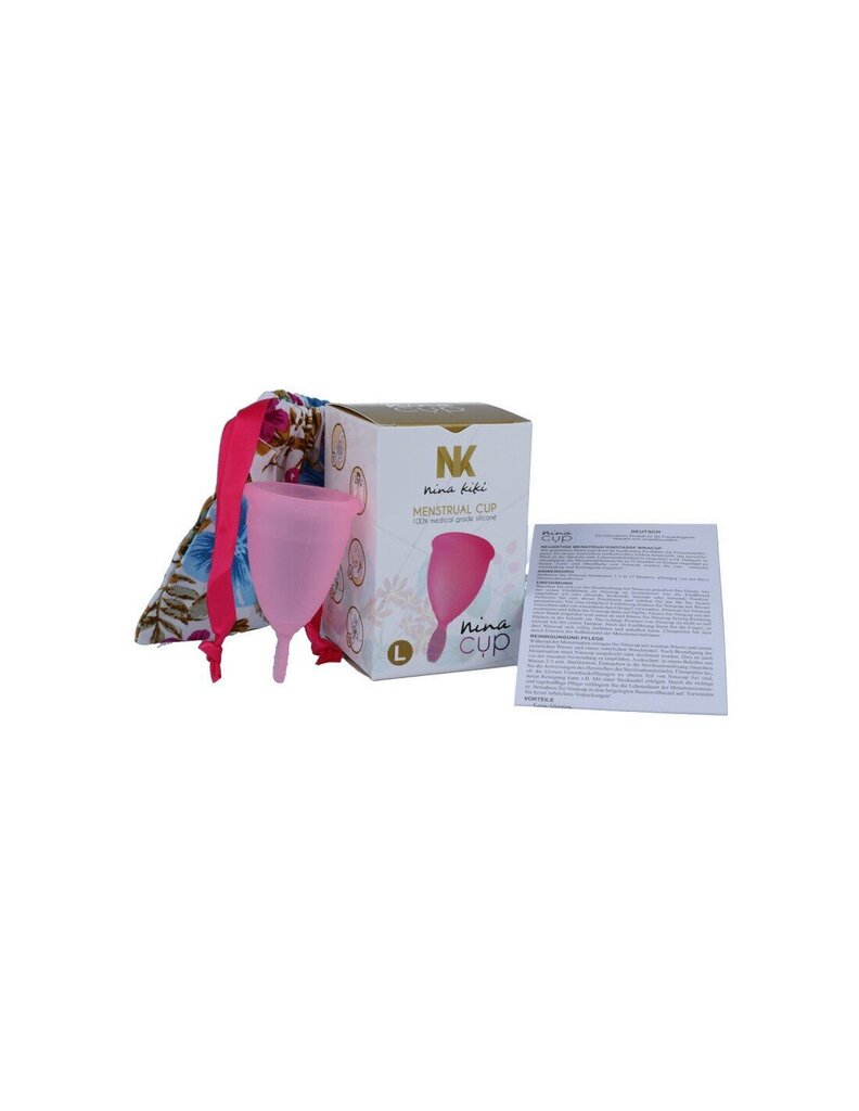 NINA CUP MENSTRUAL CUP SIZE PINK L cena | virs18.220.lv