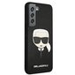 Original KARL LAGERFELD Saffiano Ikonik telefona vāciņš paredzēts Samsung Galaxy S22 Plus, melns cena un informācija | Telefonu vāciņi, maciņi | 220.lv