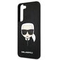 Original KARL LAGERFELD Saffiano Ikonik telefona vāciņš paredzēts Samsung Galaxy S22 Plus, melns cena un informācija | Telefonu vāciņi, maciņi | 220.lv