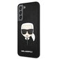 Original KARL LAGERFELD Saffiano Ikonik telefona vāciņš paredzēts Samsung Galaxy S22 Plus, melns cena un informācija | Telefonu vāciņi, maciņi | 220.lv