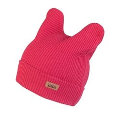 TuTu хлопчатобумажная шапка для весны и осени, красная цена и информация | Шапки, перчатки, шарфы для девочек | 220.lv