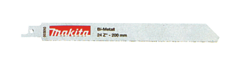 P-04949 Zobenzāģa asmeņiBIM 200X0.9MM (24TPI), 5gab., metālam Makita cena un informācija | Zāģi, ripzāģi | 220.lv