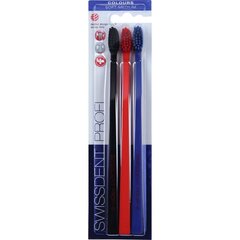 Зубные щетки Swissdent Profi Colours Soft Medium Trio 3 шт. цена и информация | Зубные щетки, пасты | 220.lv