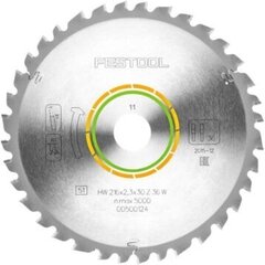 Пильный диск Festool HW 216x2,3x30 W36 WOOD UNIVERSAL 500124 цена и информация | Механические инструменты | 220.lv