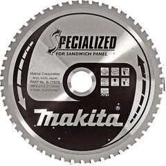 Пильный диск SPECIALIZED 270X2.4X30мм 0° T60 Makita B-17681 Т.К.Т.  цена и информация | Запчасти для садовой техники | 220.lv